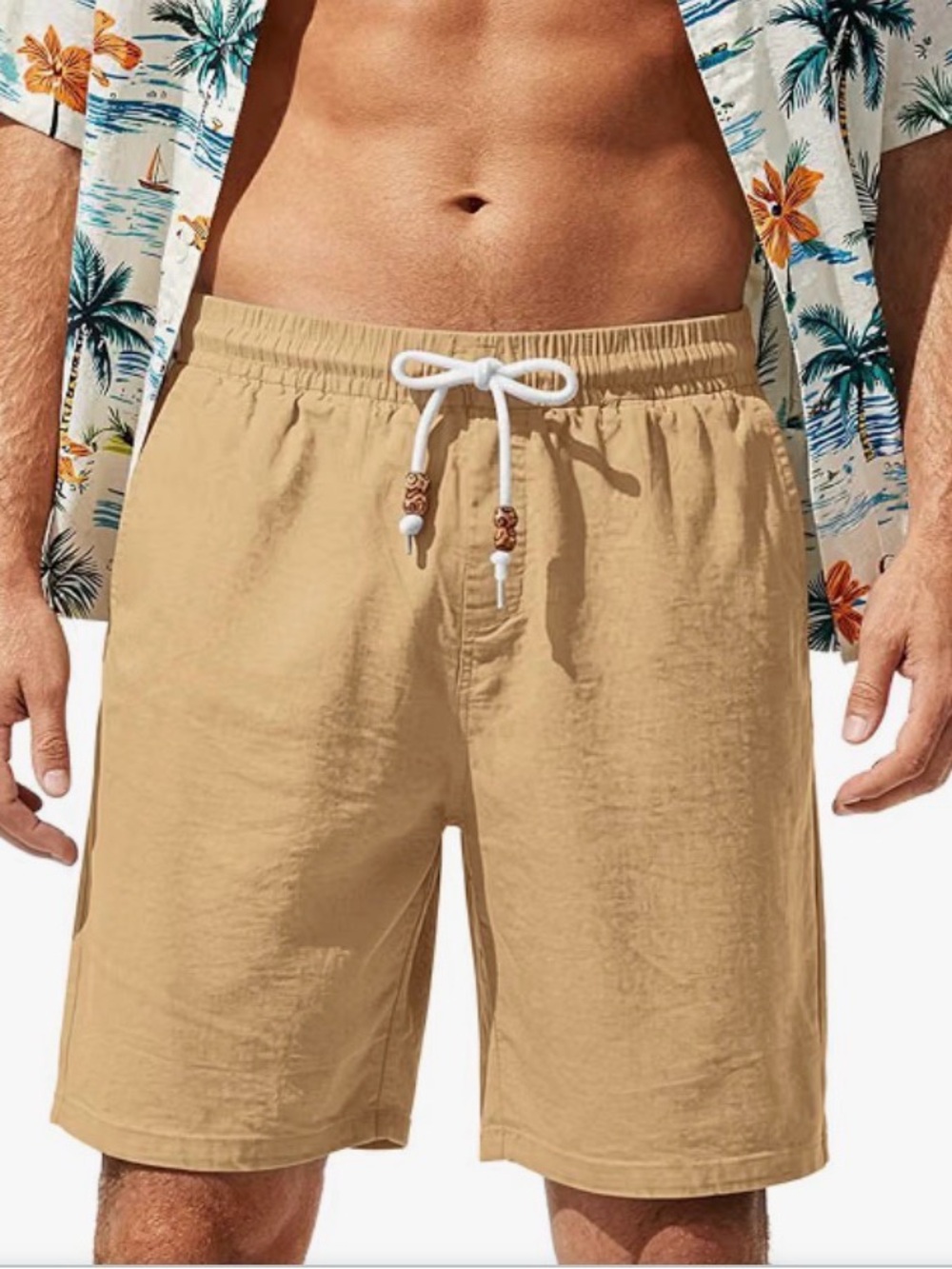 Riskrole Menโs Linen Shorts